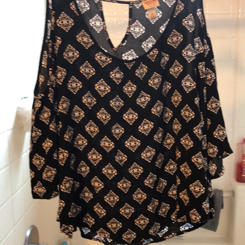 Cold shoulder women’s blouse